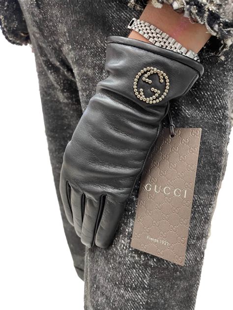 gucci guanti pelle